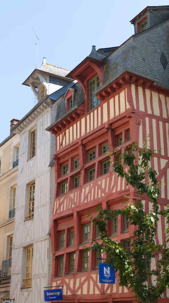 maison à colombage au coeur de rennes
