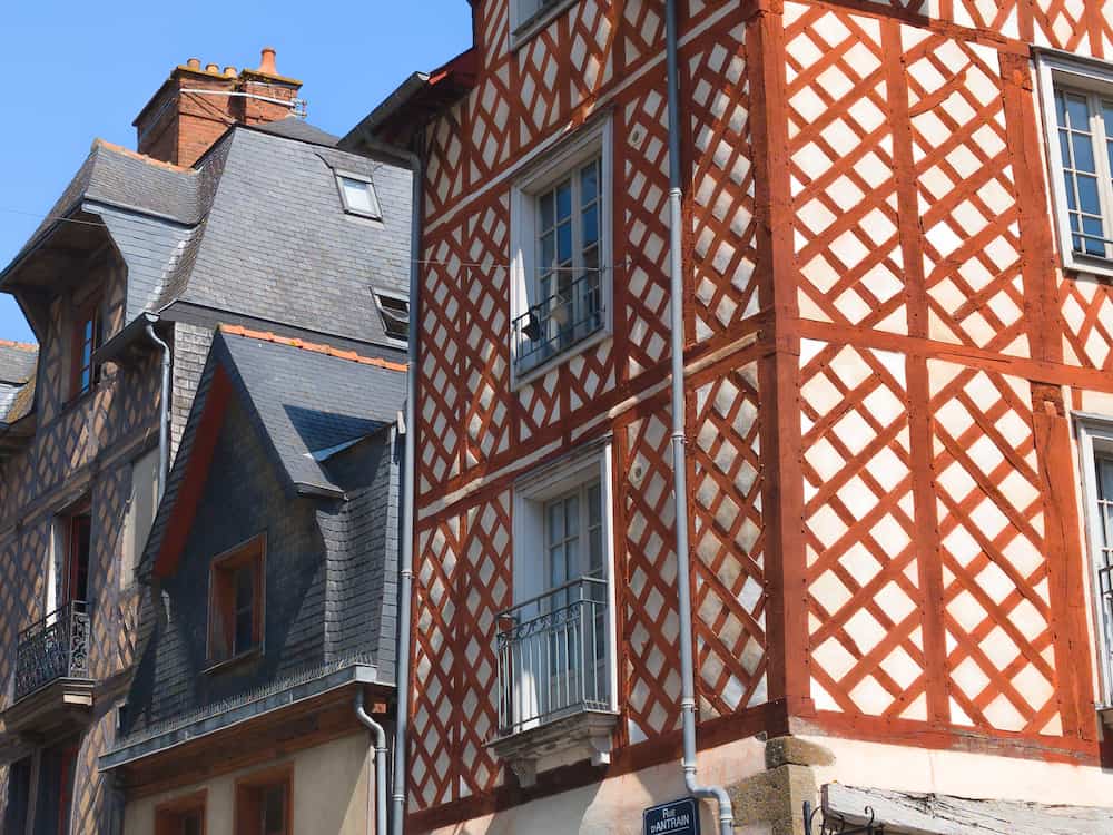 maison pan de bois à rennes